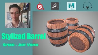 Stylized Barrel - Speed Art