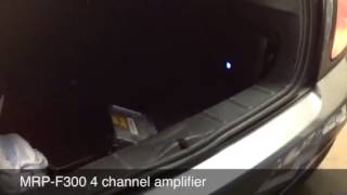 2003 Mini Cooper S sound system upgrade JVC-KD-X50BT iphone 5 integration