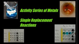 Activity Series of Metals - Single Replacement Reactions Mr Pauller