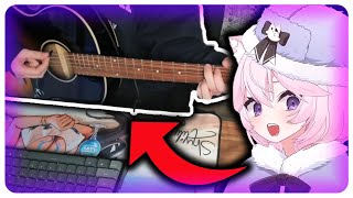 Nyanners Shows Off Her Guitar Skills ft. Snuffy