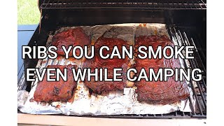 RIBS YOU CAN SMOKE EVEN WHILE CAMPING