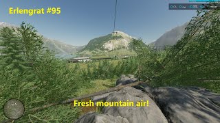 A day of FORESTRY! | Logging & Yarding in Switzerland | ERLENGRAT #95 | Alpine Dairy Farm | FS22