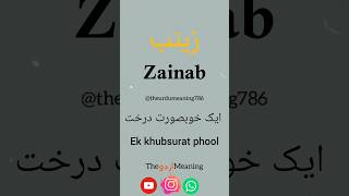 Zainab name meaning | ialamic name | ialamic baby name    #vidio #name #urdu #status #hindi