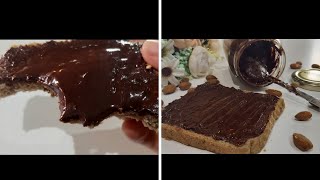 Homemade Nutella,NO Hazelnuts, palm oil or preservatives 🍫 نوتيلا منزلية لذيذة وصحية بمكونات بسيطة