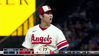 9月18日 大谷翔平6回まで完璧な投球, 93球無失点！! エンゼルス x マリナーズ