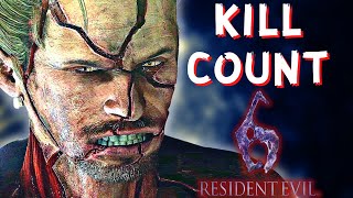 Leon SHOT the President?! | KILL COUNT Resident Evil 6 - Leon (KDR)