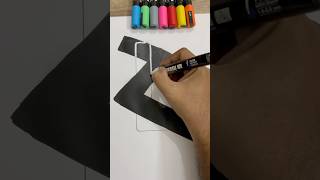 Drawing “L” #artshorts #shorts #letters