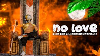 No Love Shubh Free Fire Status 🥺 | Free Fire Mobile Edited Montage | ff Montage | Sad Status