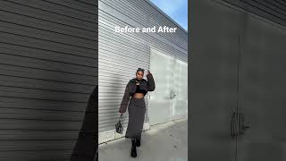 Before and after editing photos tutorial in process #beforeandafter #outfitideas #photoeditingapps