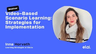 Video-Based Scenario Learning: Strategies for Implementation - Webinar