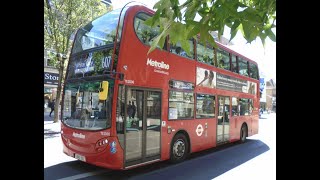 RARE. SN12 EGZ, TE2000. Metroline Enviro 400 on Route 607