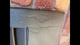 Paint craters and voids are a result of allowing the exterior paint to start peeling.