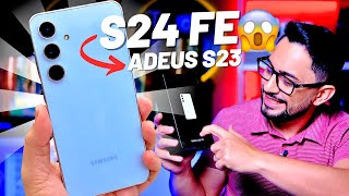 MATADOR DE S23? 😱 SAMSUNG S24 FE CHEGOU ✨ VOU MANDAR A REAL