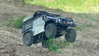 Land Rover Defender off road run Ep.54 Rc car