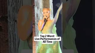 Top 2 Worst Live Performances Of All Time #hollywood #live #performance #short #celebrity #celebnews