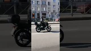 Еду на работу на своём мотоцикле #bajajboxer