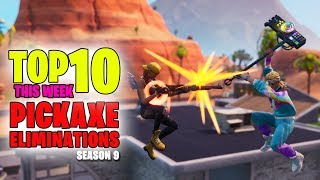 My "Top10" Pickaxe Fortnite eliminations - this week