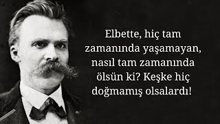 Kendi rızasıyla ölmek üzerine | Friedrich Nietzsche