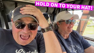 Golf Cart Ride (The Villages Florida) 🌴 How Far Can We Go? (E-Z-GO) 🔌 Lithium Battery Golf Cart ⚡️