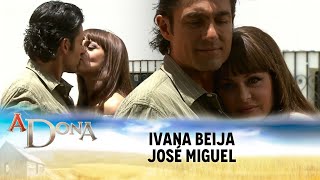 A Dona - Ivana dá um beijo em José Miguel - SBT 2022