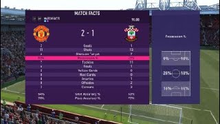 FIFA 21 Realistic Sliders Career Mode Man United vs Southampton #4