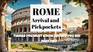 Arriving in Rome: Train Tips & How to Outsmart Pickpockets! Part Two