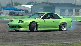 Her 240SX has a COYOTE Engine!