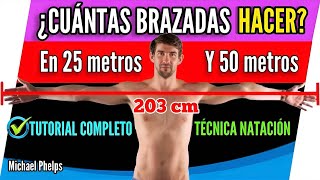 ✅ ¿Cuántas Brazadas por Largo para Nadar con Eficiencia? | Técnica Total Immersion Swimming