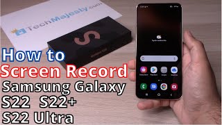 How to Screen Record on Samsung Galaxy S22 / S22+ (Plus) / S22 Ultra (Recording)