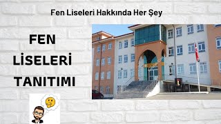 FEN LİSELERİ TANITIMI! -LİSE TÜRLERİ