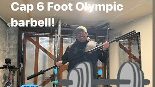 My new CAP 6 foot72“ Olympic 2 inch barbell!￼￼