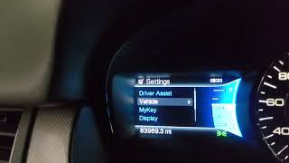 How to reset oil maintenance light on a 2013 Ford Edge