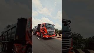 ചെക്കൻ പൊളി അല്ലേ..❤️Modified Tipper Trailer | Mahindra Trailer Truck #shorts