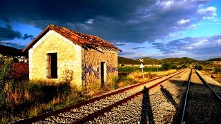 Cab Ride Lianokladi - Stirfaka / Central Greece [with 'The Blue Danube' by Strauss]