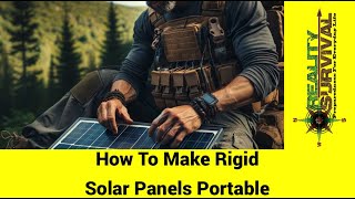 Suitcase Solar Panel Build - Make Rigid Solar Panels Portable