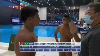 Kawan Pereira & Diogo Almeida 🇧🇷 - Bronze no sincronizado - Mundial Júnior 2021 FINA