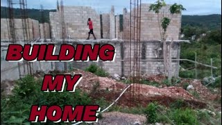 BUILDING MY DREAM HOME IN JAMAICA PT. 1// BUILDING A HOUSE IN  JAMAICA//#shorts