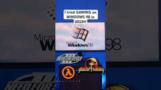 I Tried GAMING on WINDOWS 98 in 2023!!!