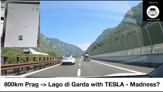 With Tesla from Prague to Lago di Garda - 800km ... is that mad?