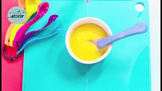 Homemade Mango Puree for 6+ months Babies | Sarah The Mom