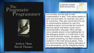 The Pragmatic Programmer: From Journeyman to Master