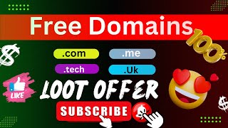 How to create Free Domains in 2024/2025. || Get Unlimited .com Domains Free || For Blogging🤯🤩🥳