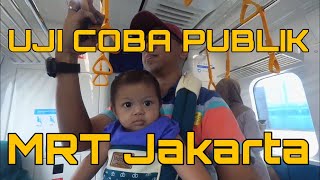 Nyobain naik MRT Jakarta