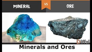 Minerals and Ores | Ores And Minerals - Definition, Types & Differences