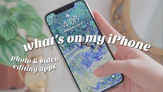 what's on my iPhone 12 green iOS 14 🍏 + photo & video editing apps