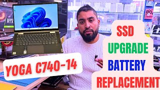 How To Replace Battery and SSD Lenovo Yoga C740 14IML | Step-by-Step Guide