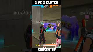 1VS3 🤯27 Seconds Squad Wiped Out🔥🔥😱 Impossible Clutch😳Against Garndmaster Squad🎯#shorts #short