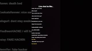 Live chat be like...