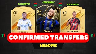 FIFA 24 | NEW CONFIRMED TRANSFERS & RUMOURS! 🤪🔥 ft VAN DE BEEK, DIMARCO, MBAPPÉ & MORE!