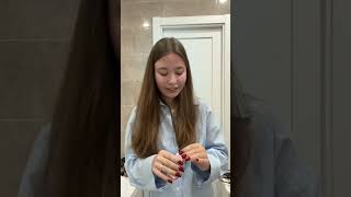 Распаковка подарка из ЗЯ🍏 #beauty #косметика #распаковка #unpacking #autumn #vlog